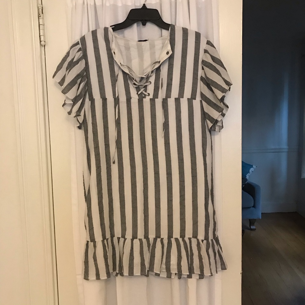 Who What Wear striped dress